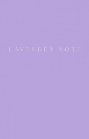 Lavender Note. Мои лавандовые мечты. Блокнот с цветными страницами (обложка на ткани)